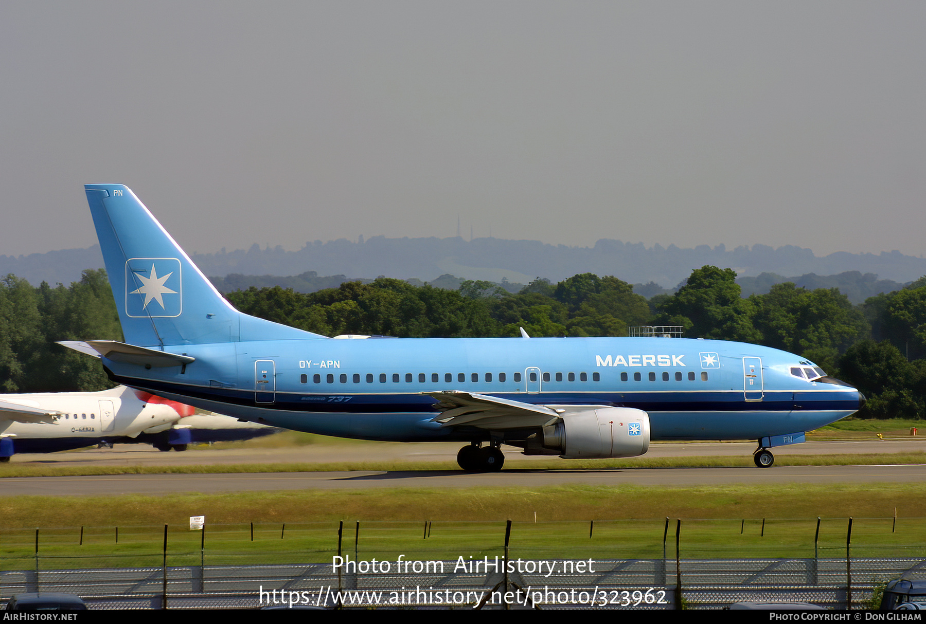 Aircraft Photo of OY-APN | Boeing 737-5L9 | Maersk Air | AirHistory.net #323962