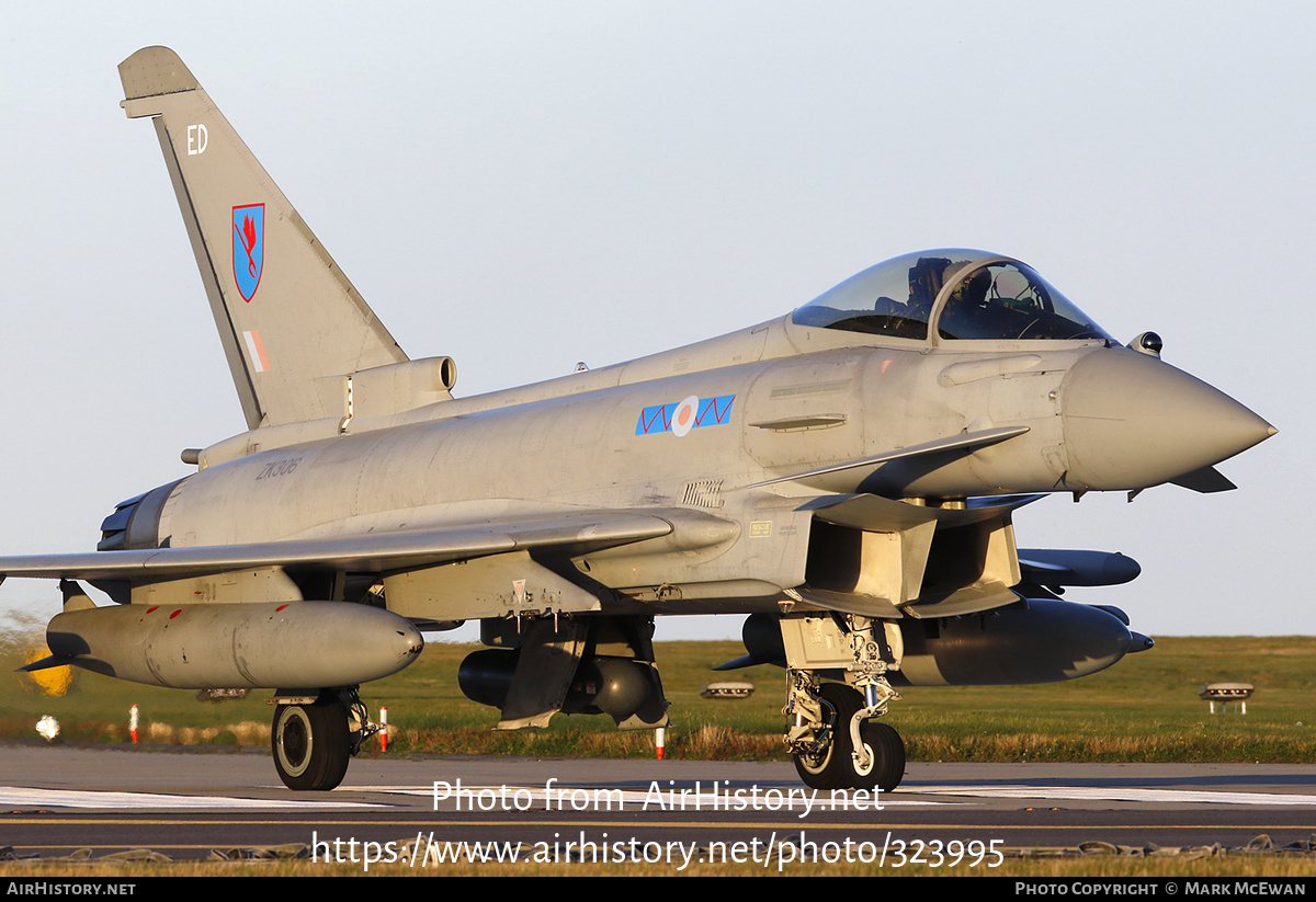 Aircraft Photo of ZK306 | Eurofighter EF-2000 Typhoon FGR4 | UK - Air Force | AirHistory.net #323995