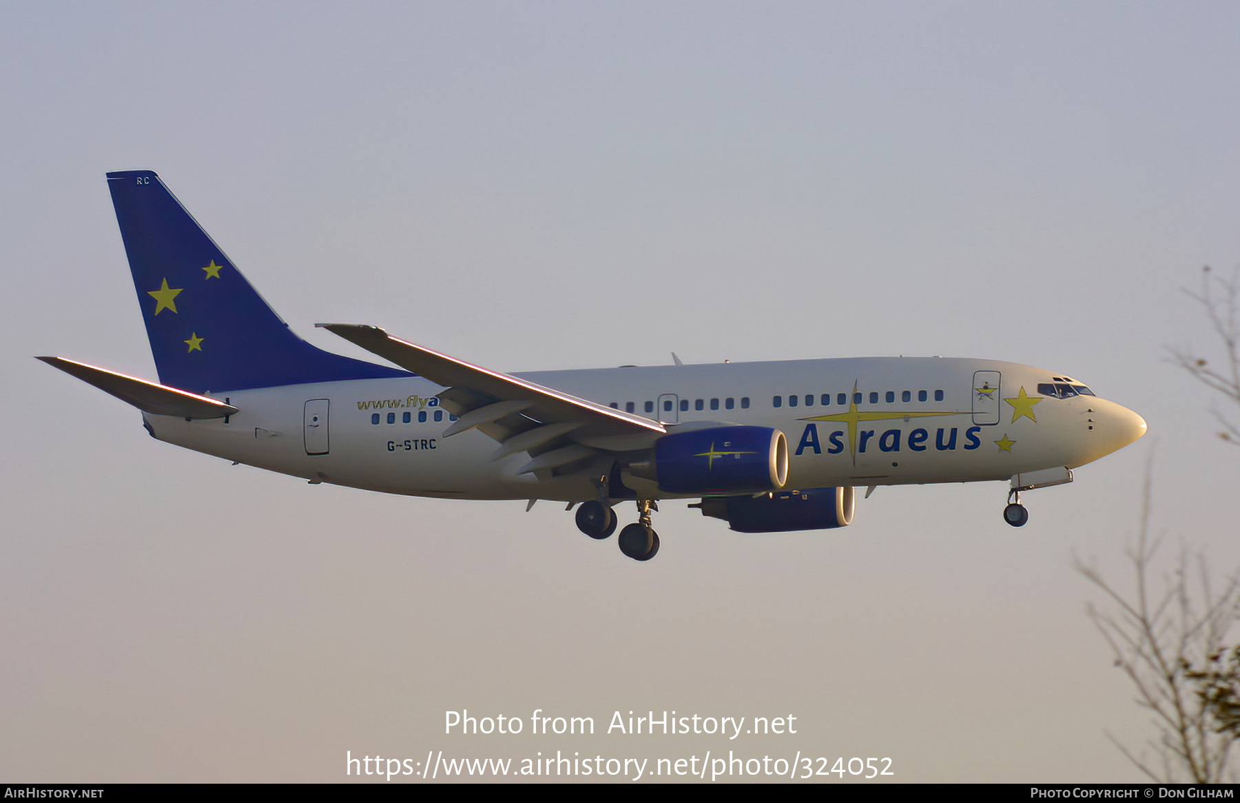 Aircraft Photo of G-STRC | Boeing 737-7BX | Astraeus Airlines | AirHistory.net #324052