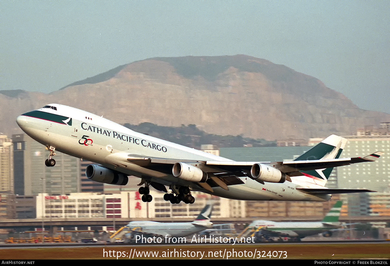 Aircraft Photo of VR-HUK | Boeing 747-467F/SCD | Cathay Pacific Airways Cargo | AirHistory.net #324073