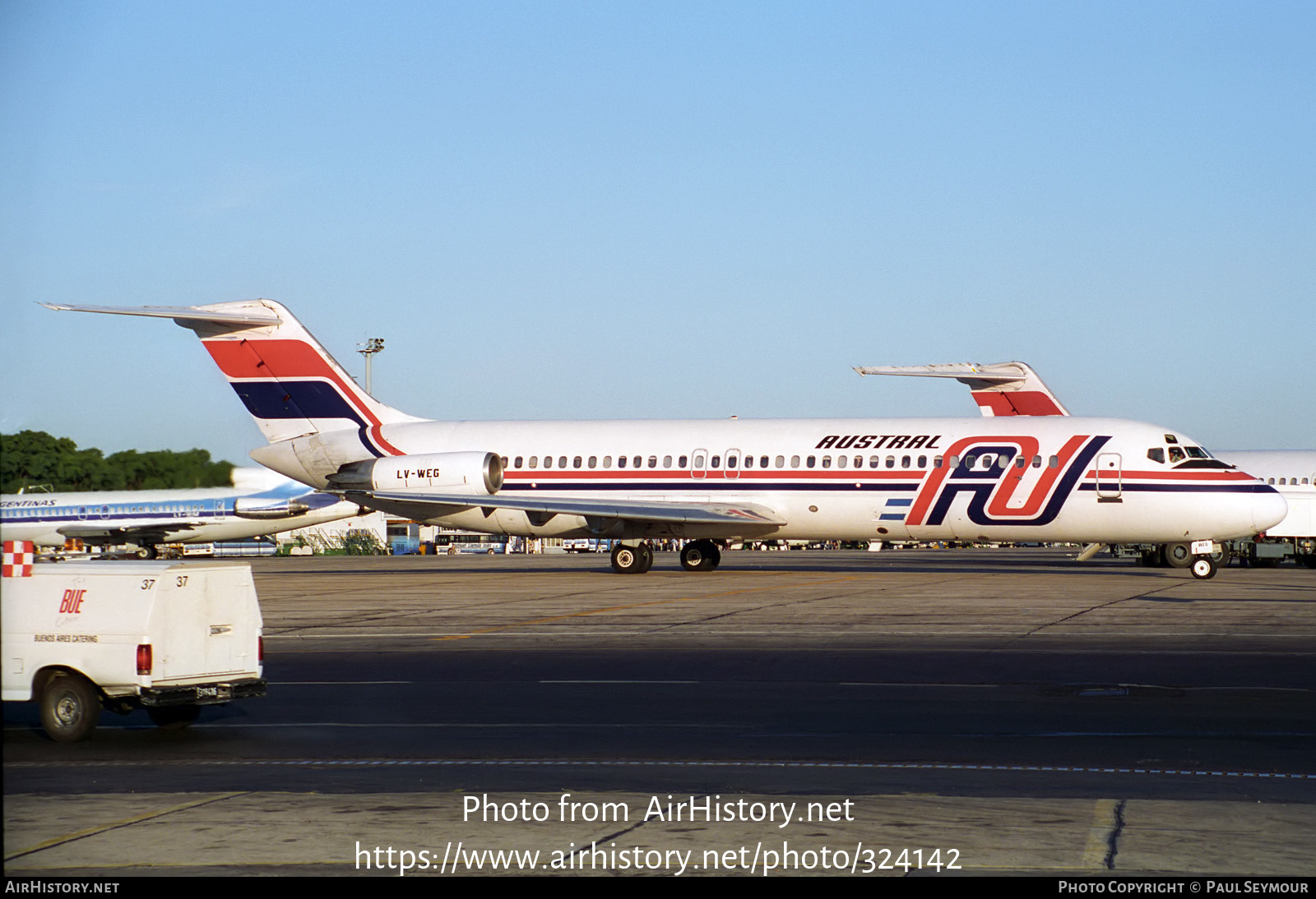 Aircraft Photo of LV-WEG | McDonnell Douglas DC-9-32 | Austral Líneas Aéreas | AirHistory.net #324142