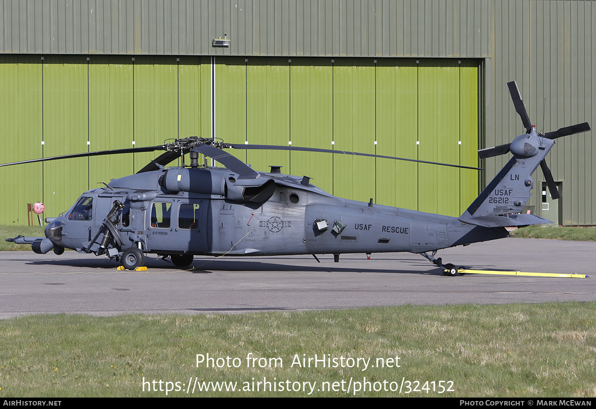 Aircraft Photo of 89-26212 / 26212 | Sikorsky HH-60G Pave Hawk (S-70A) | USA - Air Force | AirHistory.net #324152