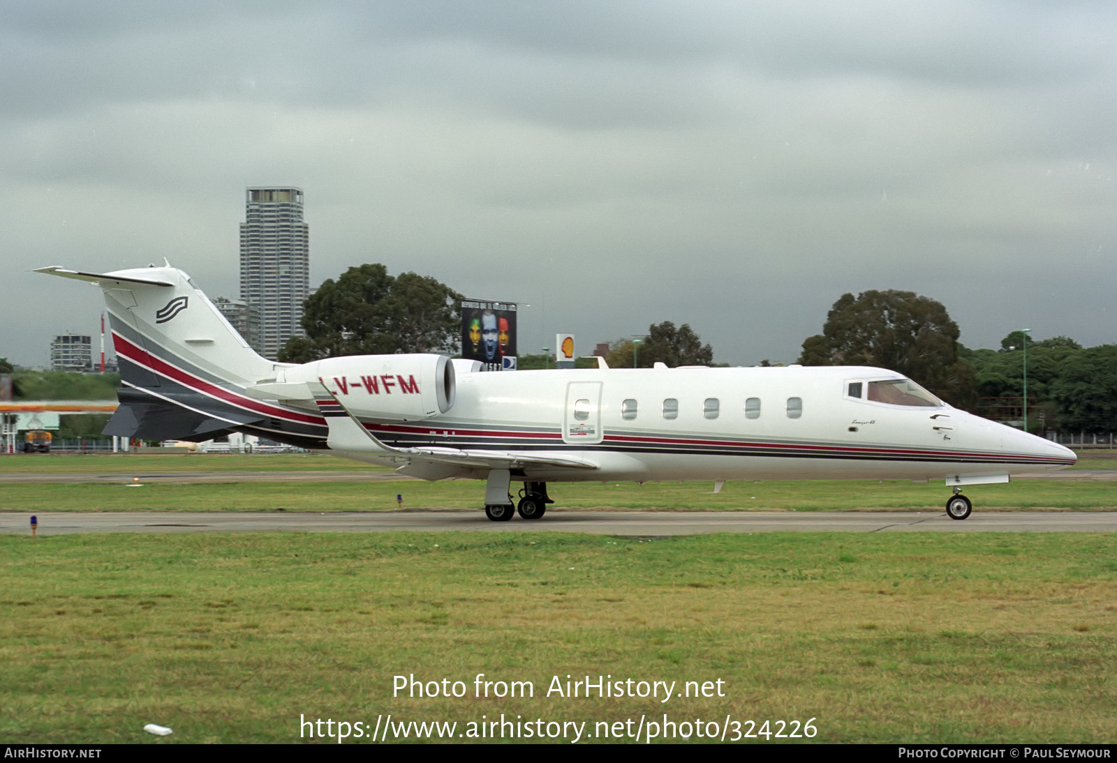 Aircraft Photo of LV-WFM | Learjet 60 | AirHistory.net #324226