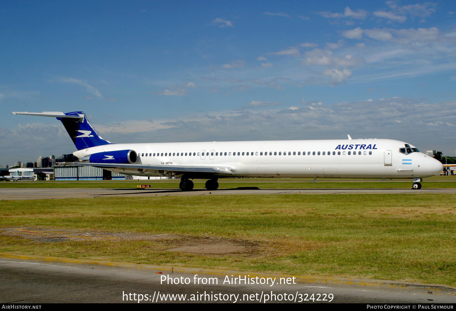 Aircraft Photo of LV-WFN | McDonnell Douglas MD-81 (DC-9-81) | Austral Líneas Aéreas | AirHistory.net #324229