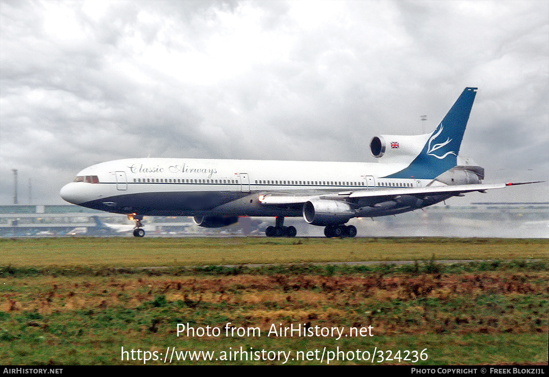 Aircraft Photo of G-IOII | Lockheed L-1011-385-1-15 TriStar 100 | Classic Airways | AirHistory.net #324236