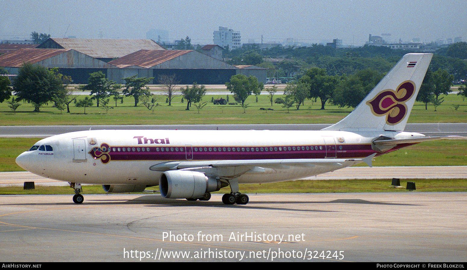 Aircraft Photo of HS-TIA | Airbus A310-204 | Thai Airways International | AirHistory.net #324245