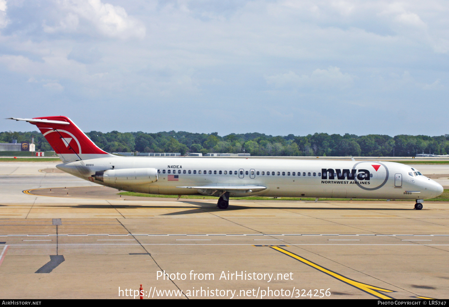 Aircraft Photo of N401EA | McDonnell Douglas DC-9-51 | Northwest Airlines | AirHistory.net #324256