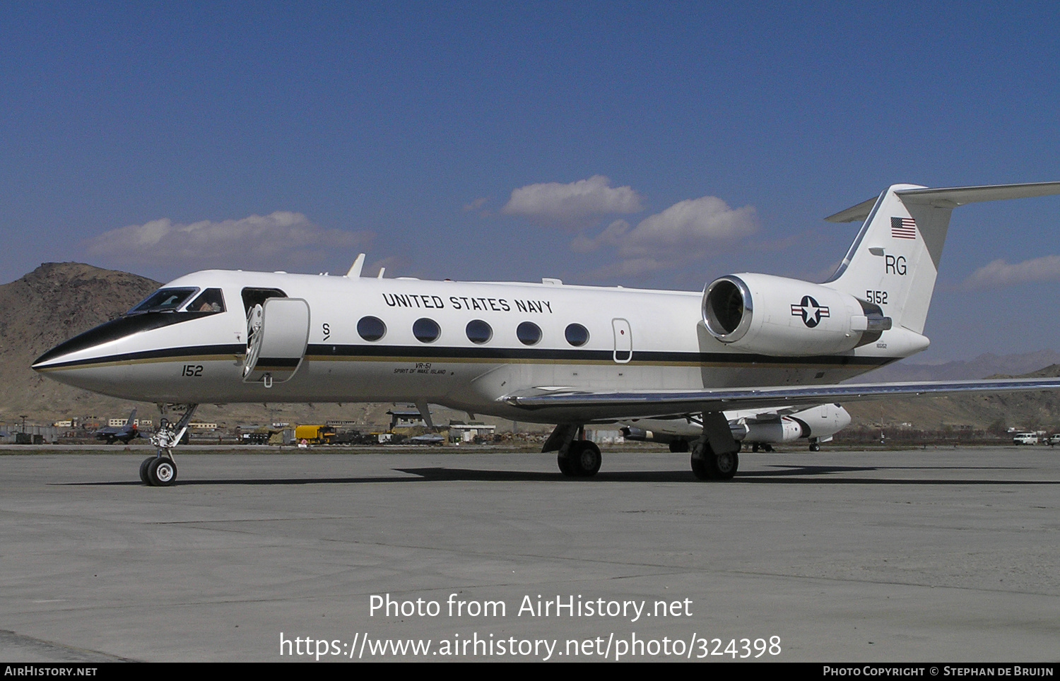 Aircraft Photo of 165152 / 5152 | Gulfstream Aerospace C-20G Gulfstream IV (G-IV) | USA - Navy | AirHistory.net #324398