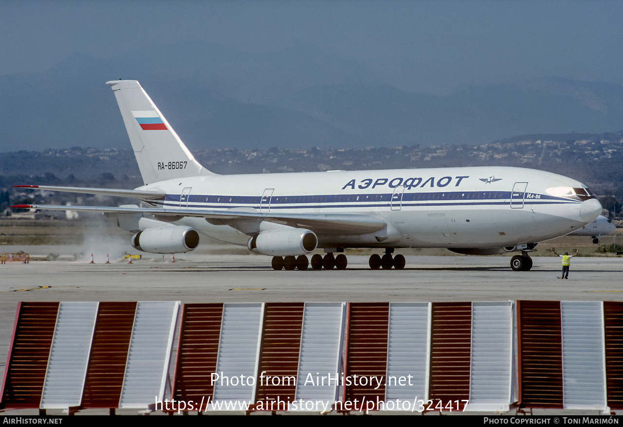 Aircraft Photo of RA-86067 | Ilyushin Il-86 | Aeroflot | AirHistory.net #324417