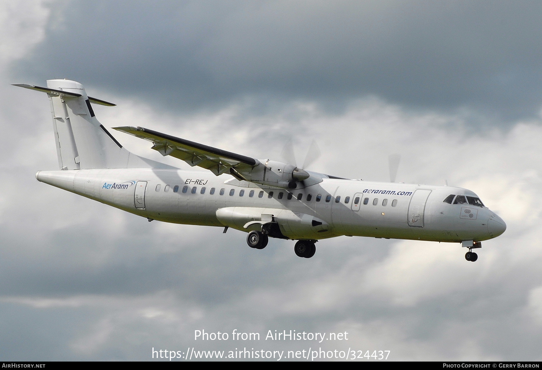 Aircraft Photo of EI-REJ | ATR ATR-72-201 | Aer Arann | AirHistory.net #324437