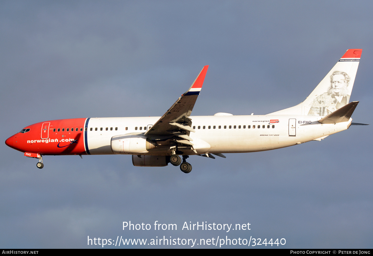 Aircraft Photo of EI-FHO | Boeing 737-86N | Norwegian | AirHistory.net #324440