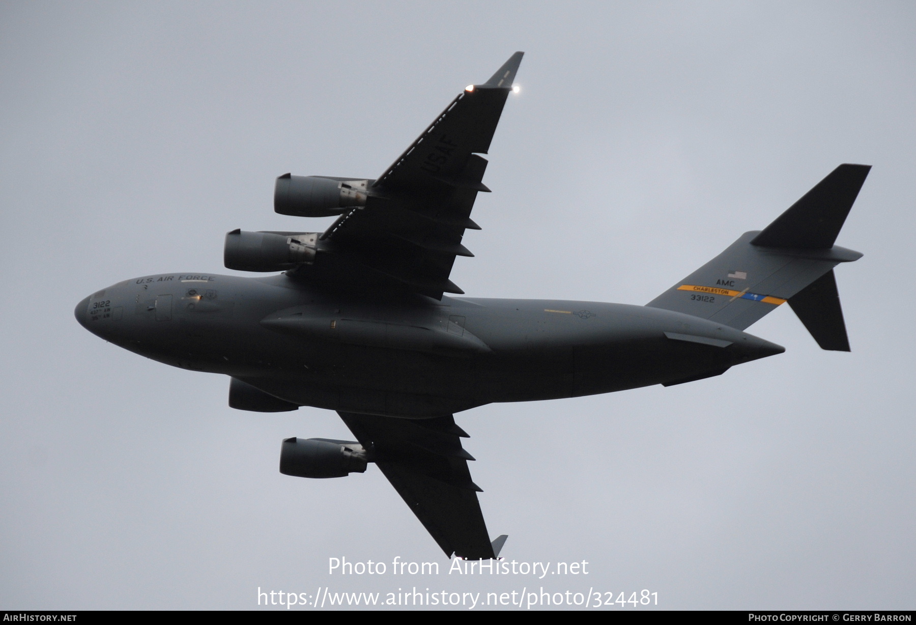 Aircraft Photo of 03-3122 / 33122 | Boeing C-17A Globemaster III | USA - Air Force | AirHistory.net #324481