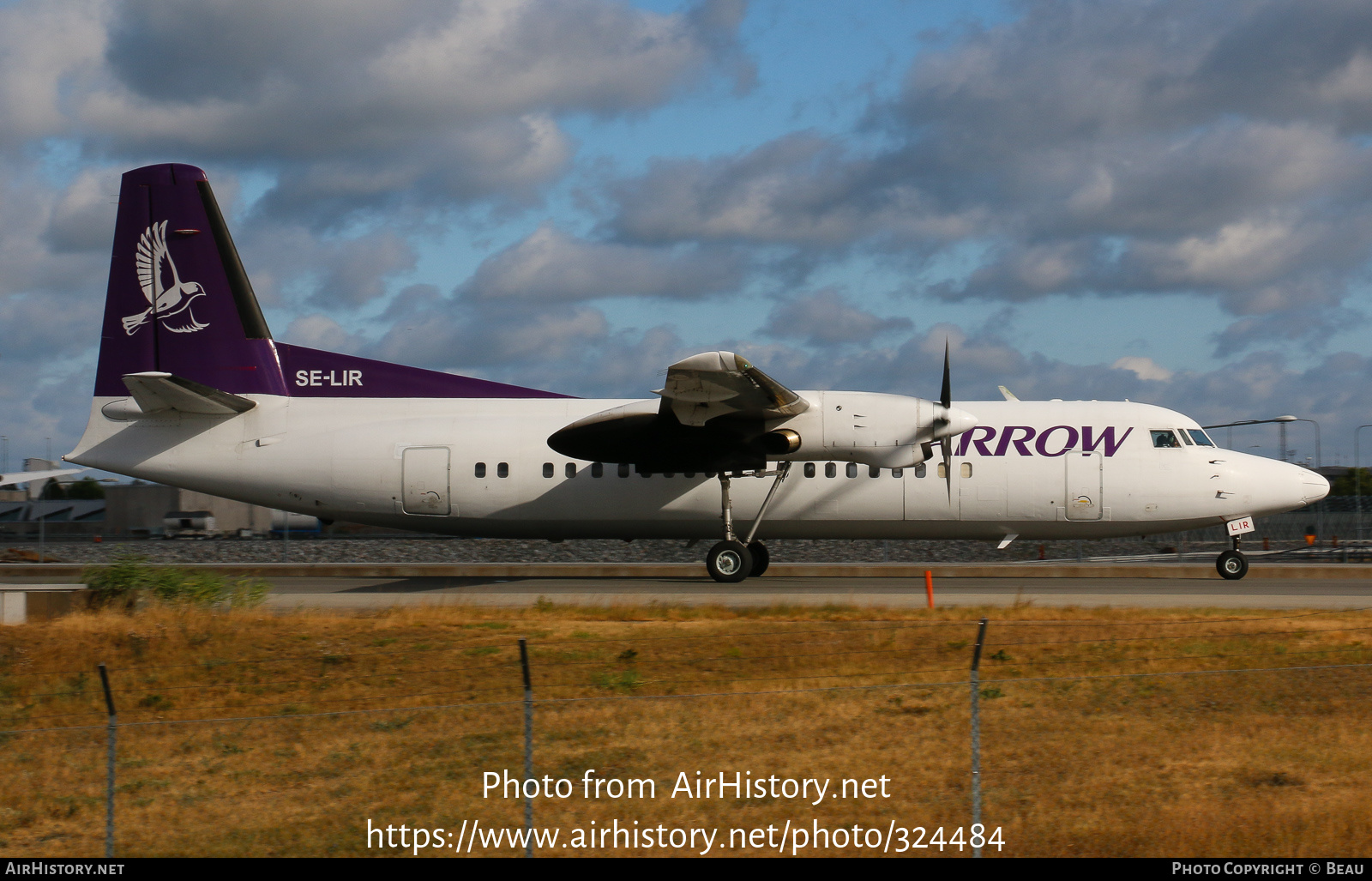 Aircraft Photo of SE-LIR | Fokker 50 | Sparrow Aviation | AirHistory.net #324484