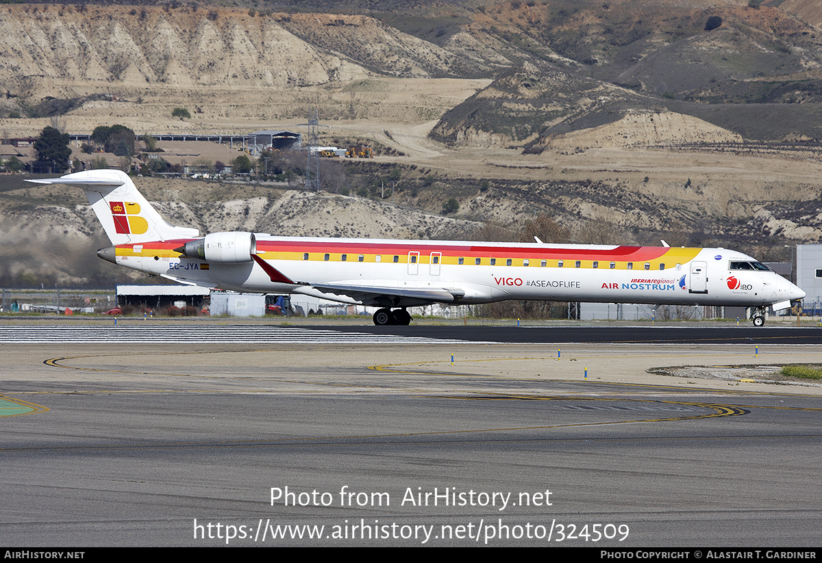 Aircraft Photo of EC-JYA | Bombardier CRJ-900ER (CL-600-2D24) | Iberia Regional | AirHistory.net #324509