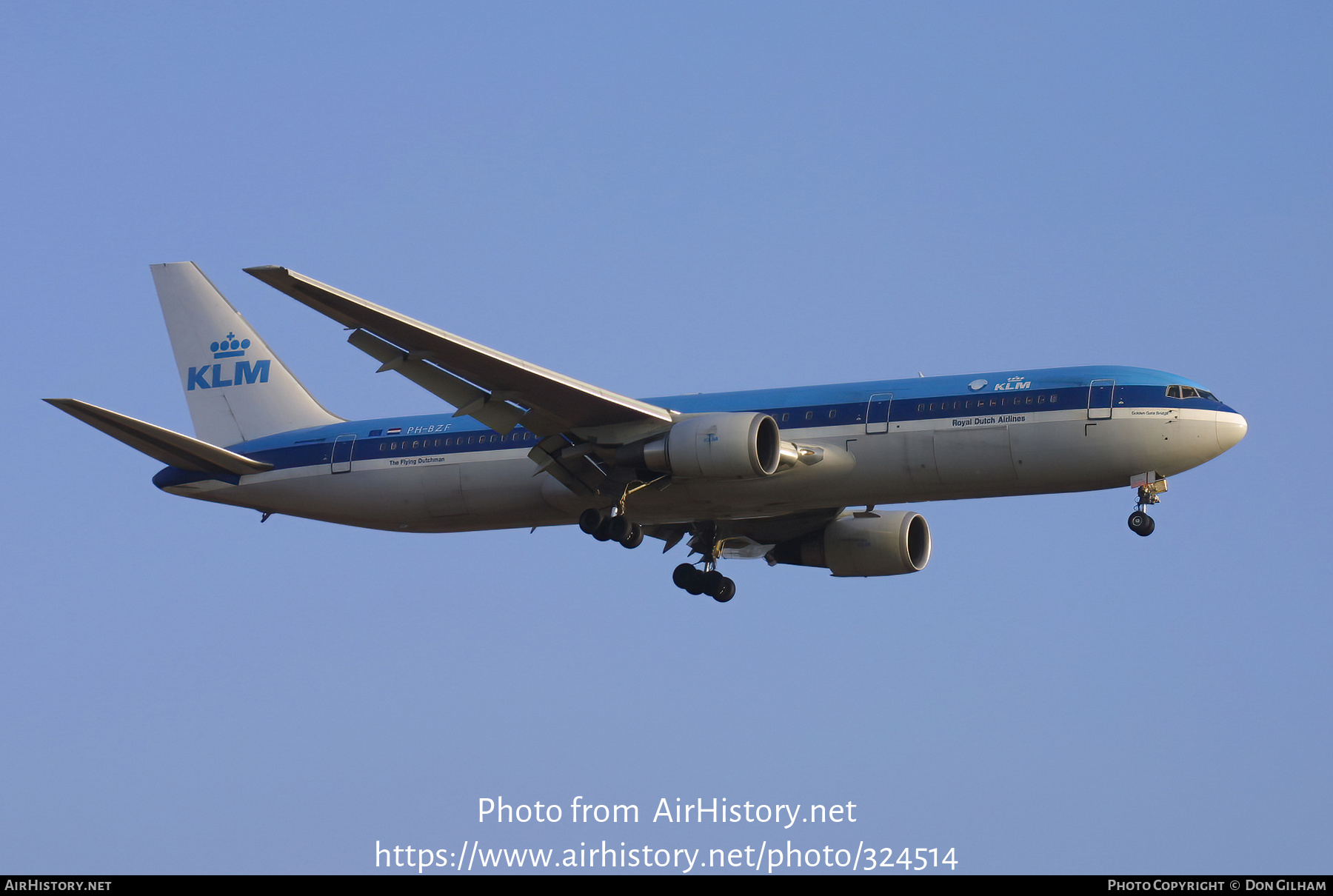 Aircraft Photo of PH-BZF | Boeing 767-306/ER | KLM - Royal Dutch Airlines | AirHistory.net #324514