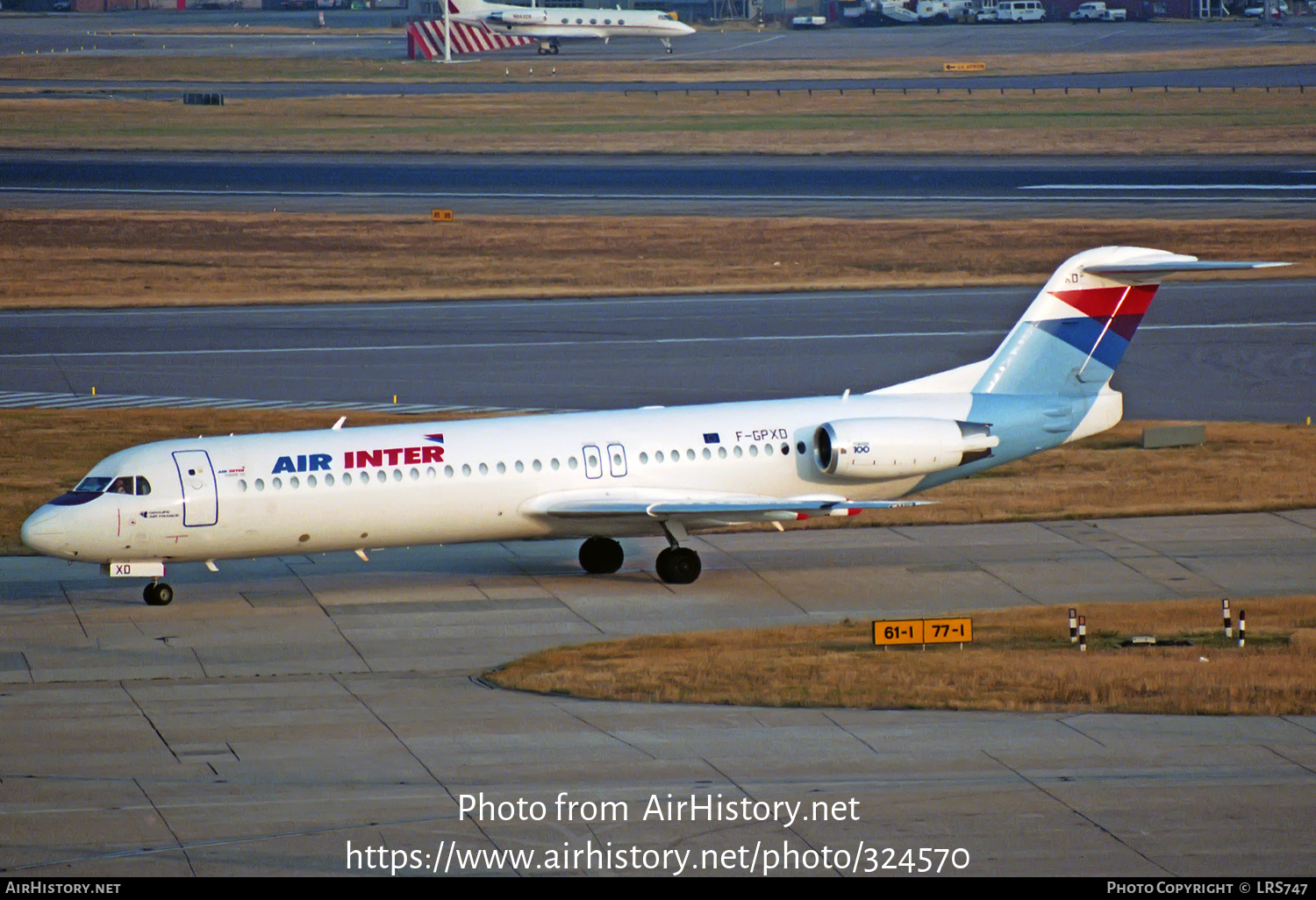 Aircraft Photo of F-GPXD | Fokker 100 (F28-0100) | Air Inter | AirHistory.net #324570