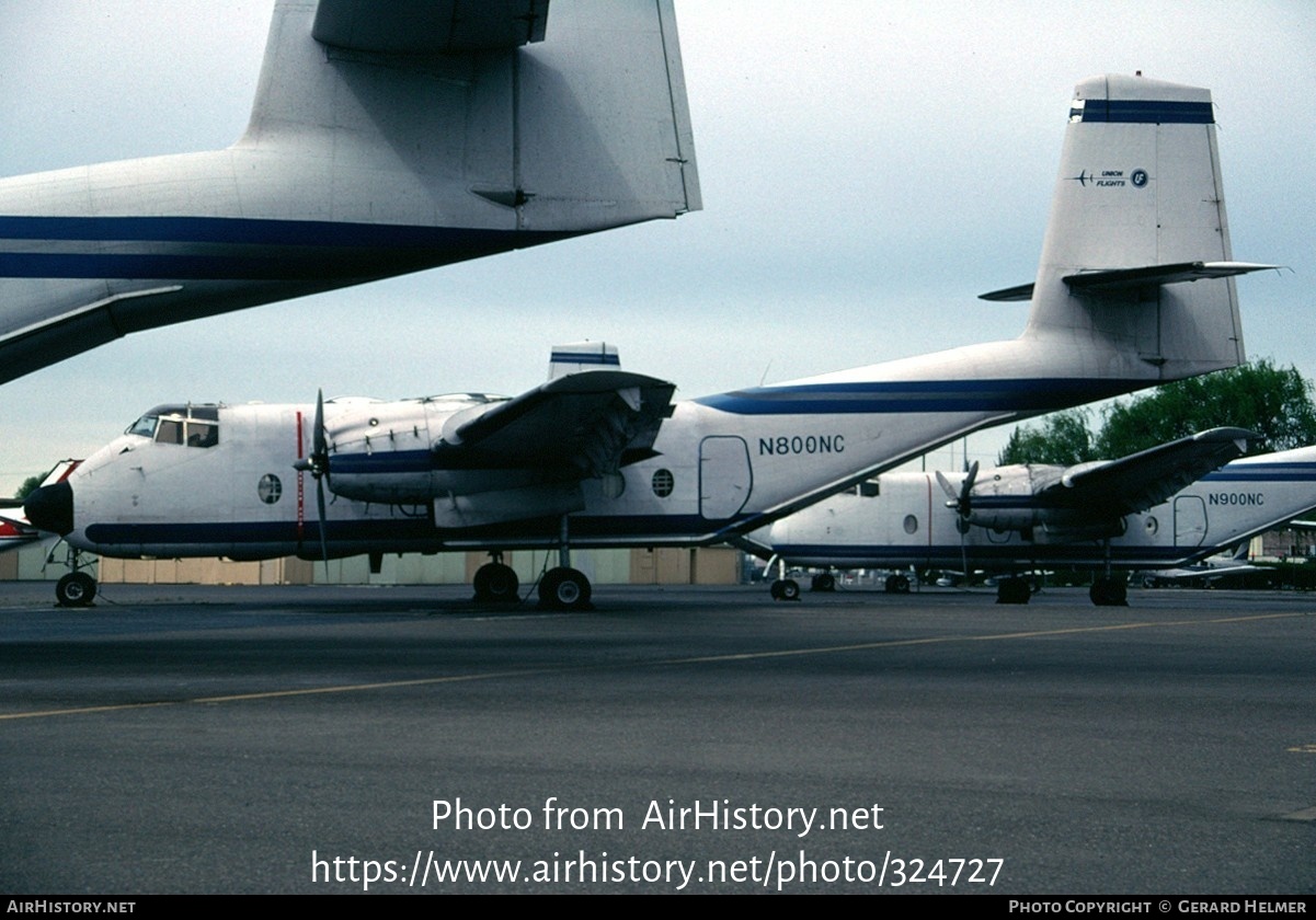 Aircraft Photo of N800NC | De Havilland Canada DHC-4A Caribou | Union Flights | AirHistory.net #324727