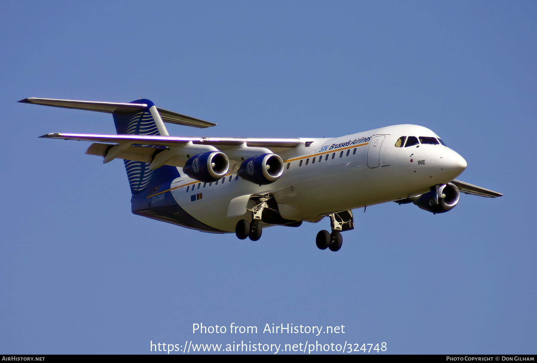 Aircraft Photo of OO-DWE | British Aerospace Avro 146-RJ100 | SN Brussels Airlines | AirHistory.net #324748