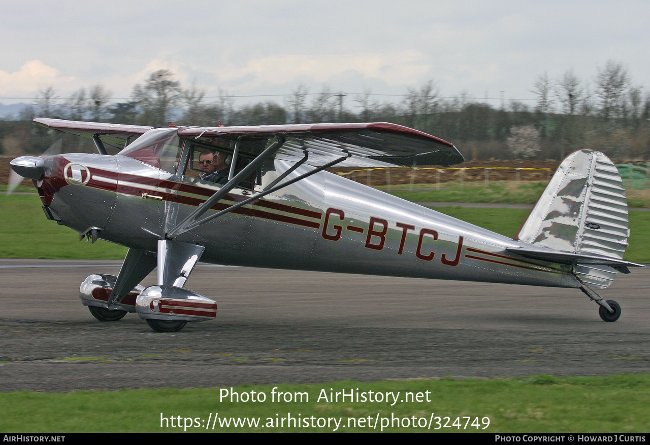 Aircraft Photo of G-BTCJ | Luscombe 8E Silvaire Deluxe | AirHistory.net #324749