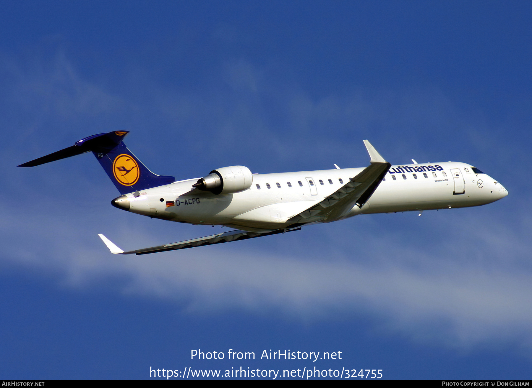 Aircraft Photo of D-ACPG | Bombardier CRJ-701ER (CL-600-2C10) | Lufthansa | AirHistory.net #324755