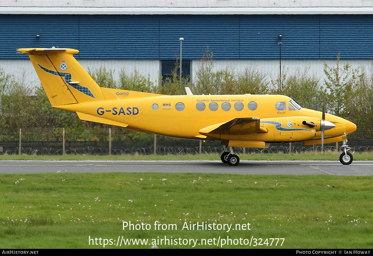 Aircraft Photo of G-SASD | Raytheon B200C King Air | Scottish Ambulance Service | AirHistory.net #324777