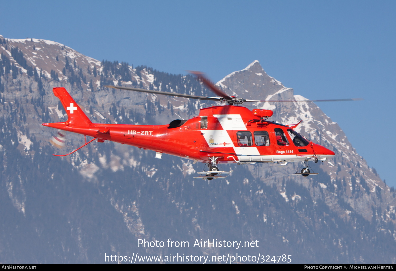 Aircraft Photo of HB-ZRT | AgustaWestland AW-109SP Da Vinci | REGA - Swiss Air Ambulance | AirHistory.net #324785