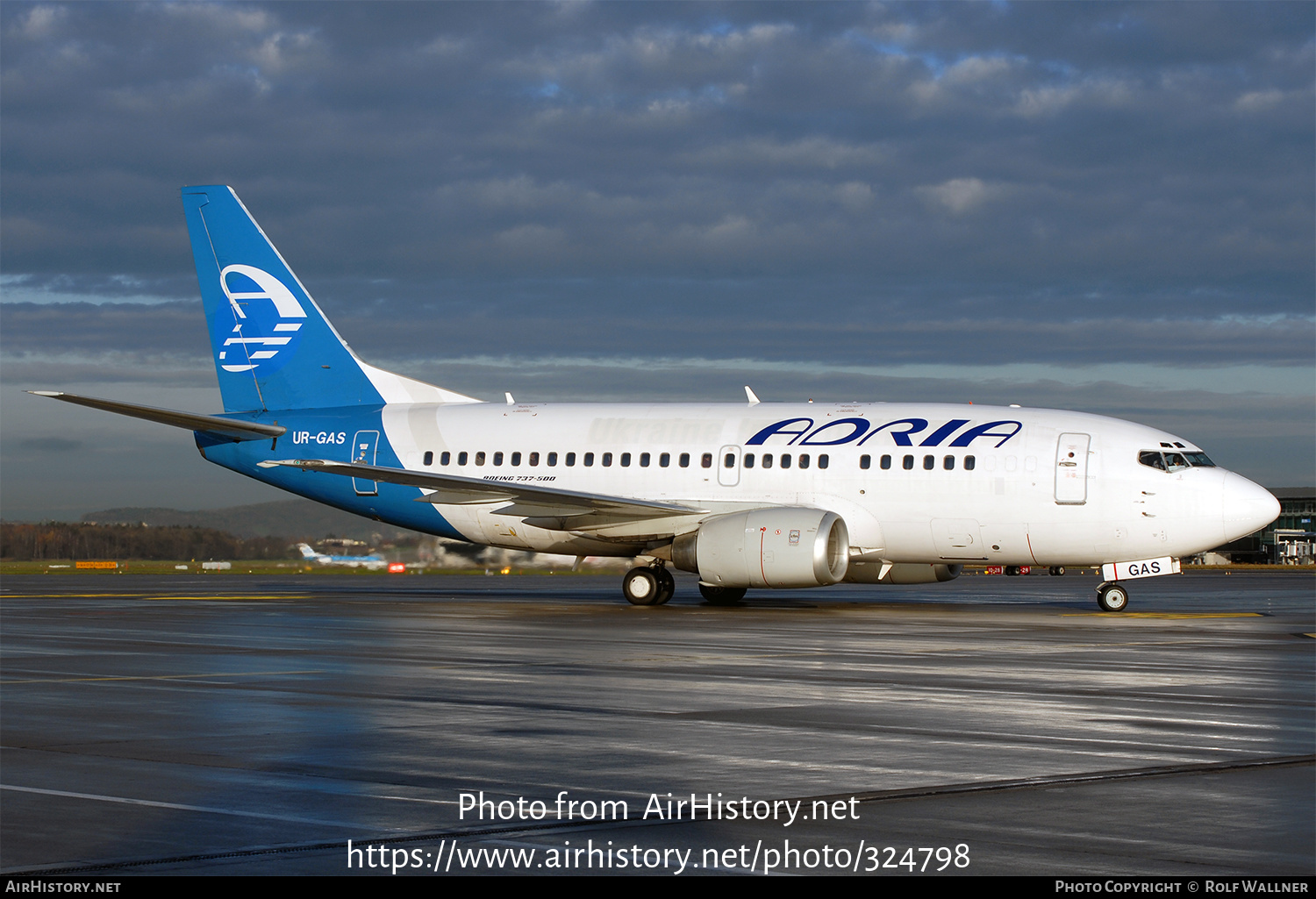 Aircraft Photo of UR-GAS | Boeing 737-528 | Adria Airways | AirHistory.net #324798