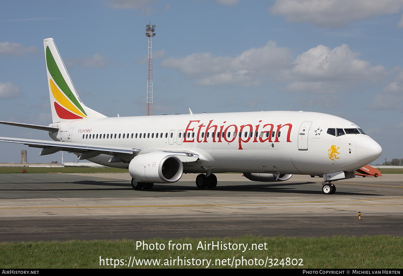 Aircraft Photo of ET-APM | Boeing 737-860 | Ethiopian Airlines | AirHistory.net #324802