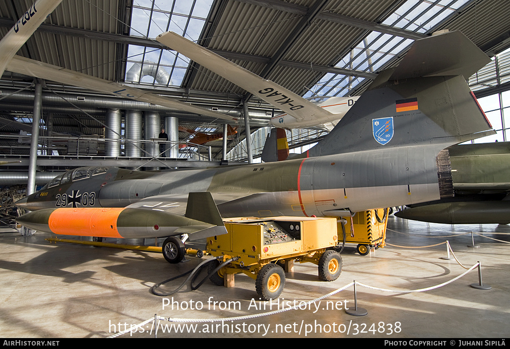 Aircraft Photo of 2903 | Lockheed F-104F Starfighter | Germany - Air Force | AirHistory.net #324838