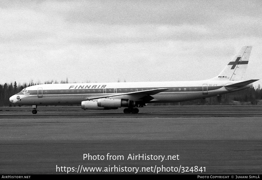 Aircraft Photo of OH-LFZ | McDonnell Douglas DC-8-62 | Finnair | AirHistory.net #324841