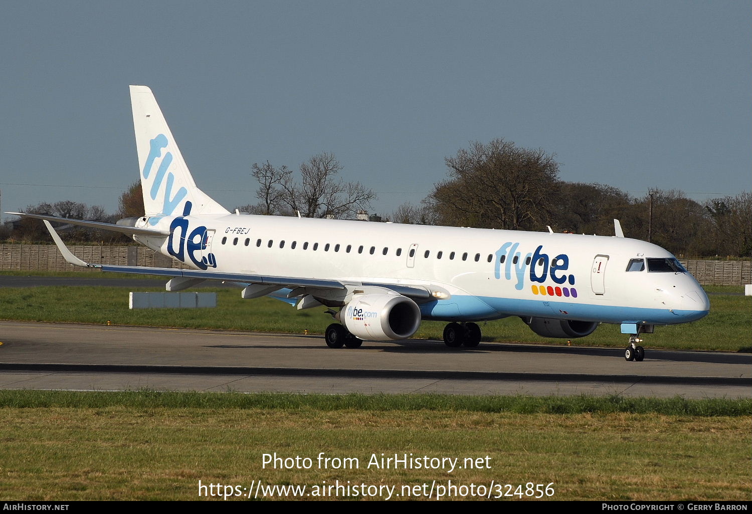 Aircraft Photo of G-FBEJ | Embraer 195LR (ERJ-190-200LR) | Flybe | AirHistory.net #324856