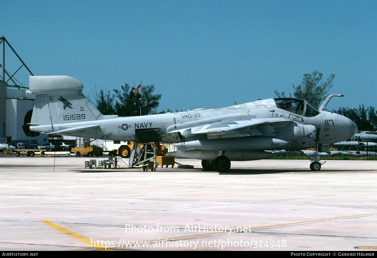 Aircraft Photo of 151599 | Grumman EA-6A Intruder (G-128/A2F-1Q) | USA - Navy | AirHistory.net #324948