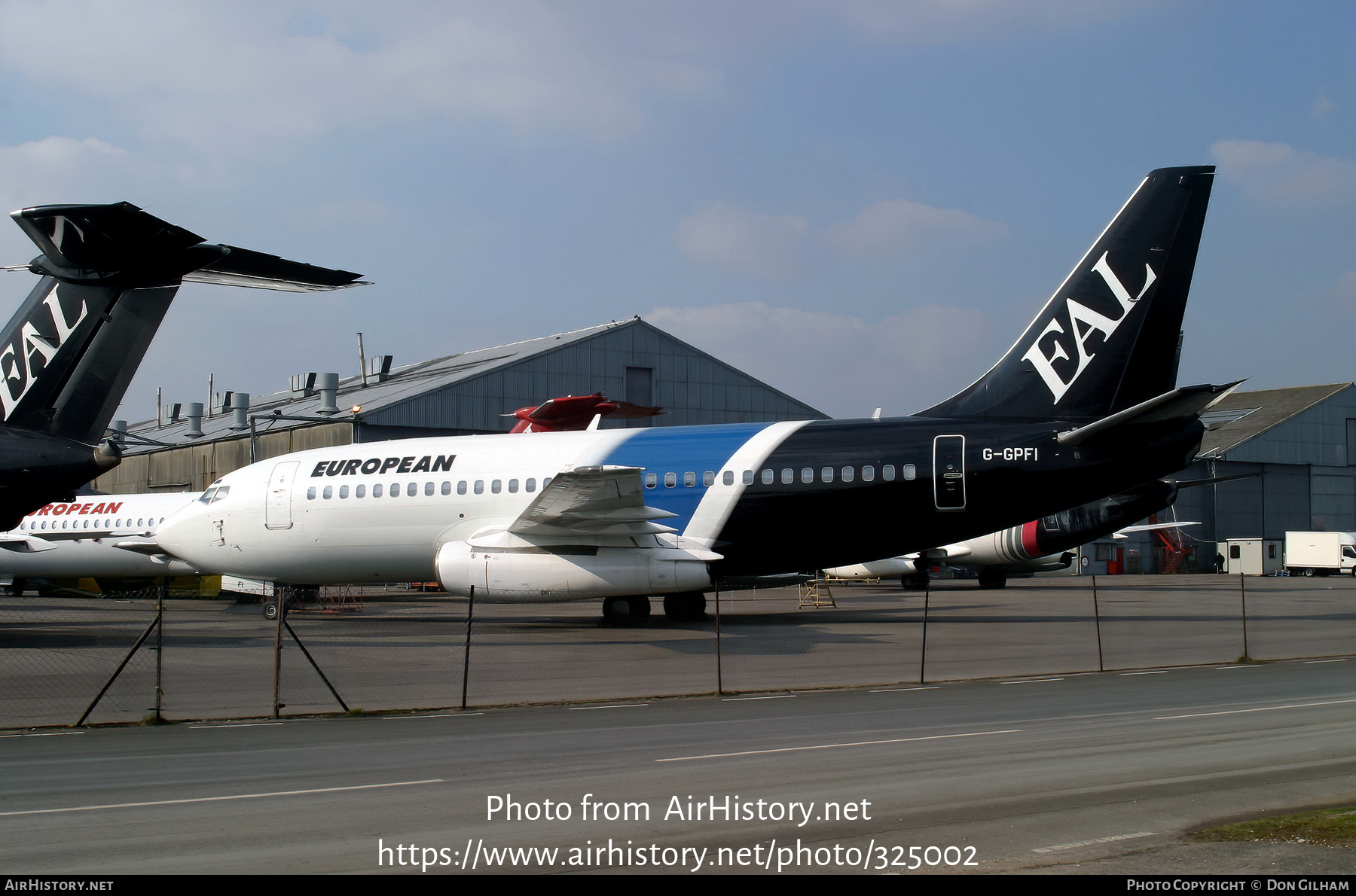 Aircraft Photo of G-GPFI | Boeing 737-229/Adv | European Aircharter - EAL/EAC | AirHistory.net #325002