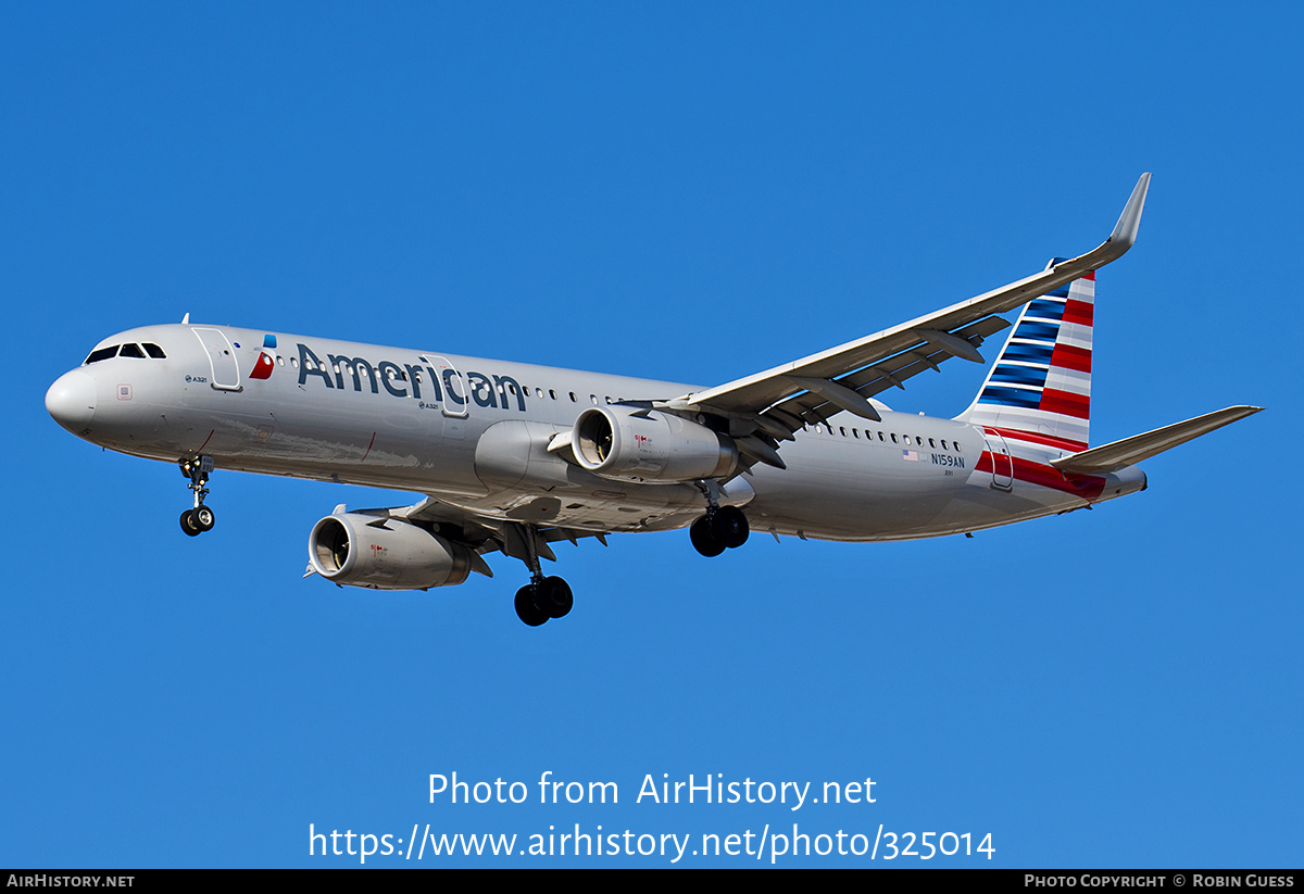 Aircraft Photo of N159AN | Airbus A321-231 | American Airlines | AirHistory.net #325014