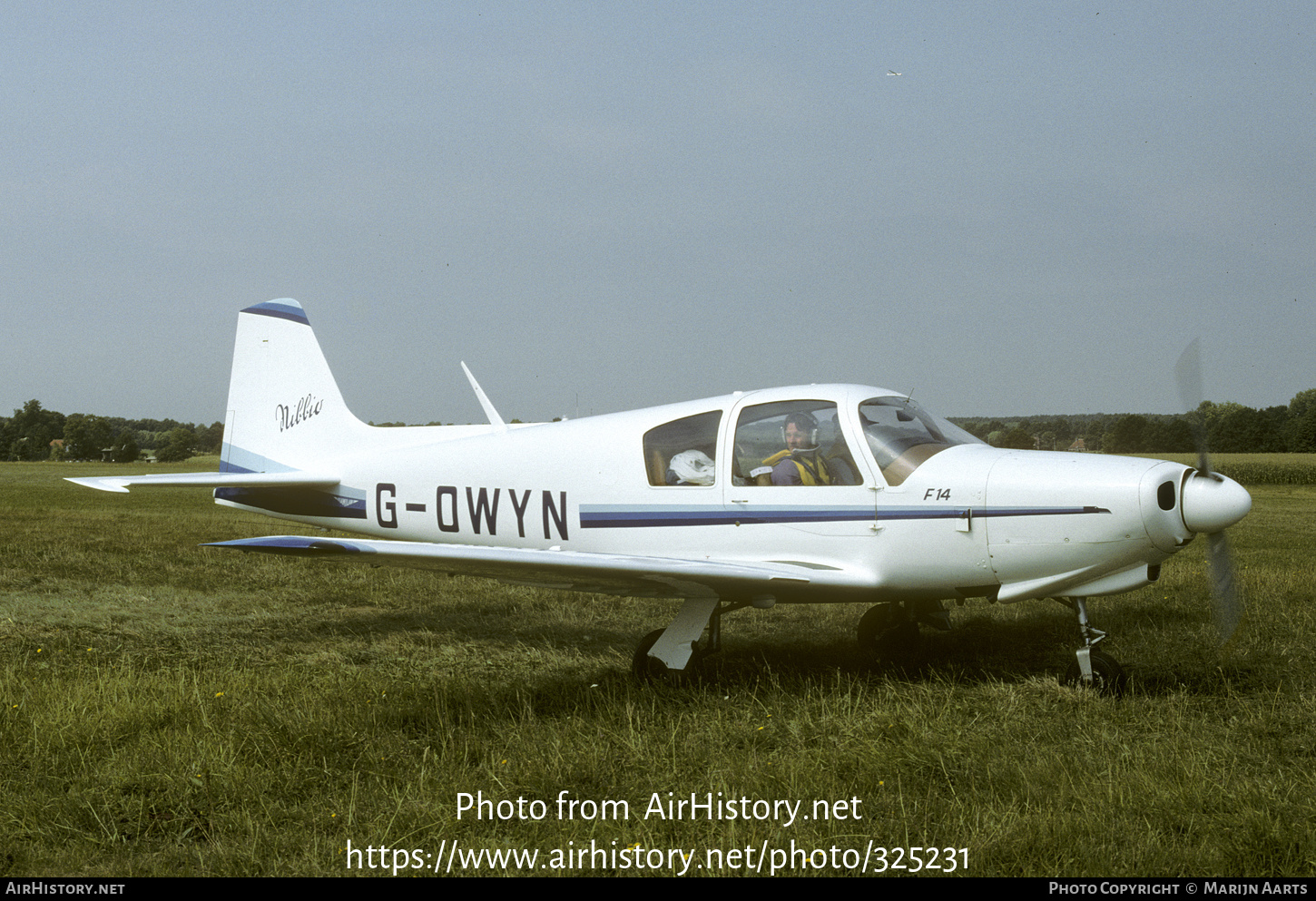 Aircraft Photo of G-OWYN | Aviamilano F-14 Nibbio | AirHistory.net #325231