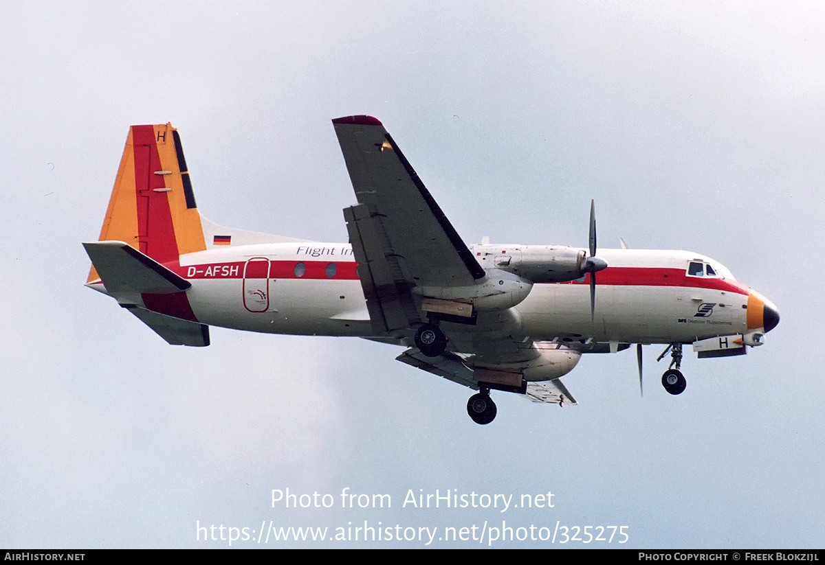 Aircraft Photo of D-AFSH | Hawker Siddeley HS-748 Srs2/244 | DFS - Deutsche Flugsicherung | AirHistory.net #325275