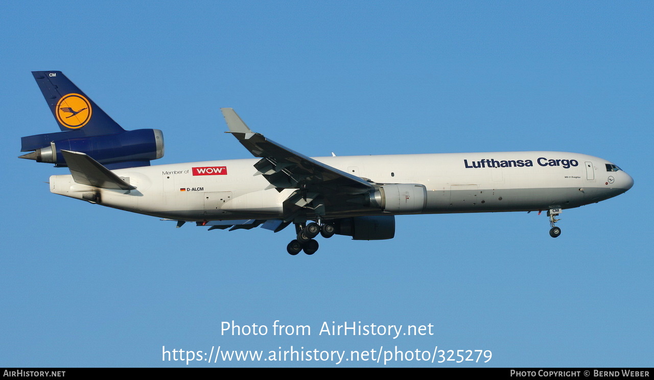 Aircraft Photo of D-ALCM | McDonnell Douglas MD-11F | Lufthansa Cargo | AirHistory.net #325279