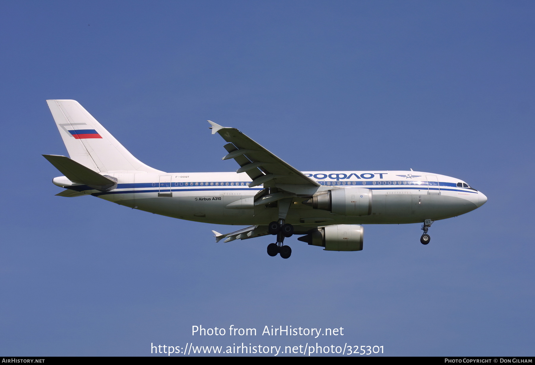 Aircraft Photo of F-OGQT | Airbus A310-304 | Aeroflot | AirHistory.net #325301