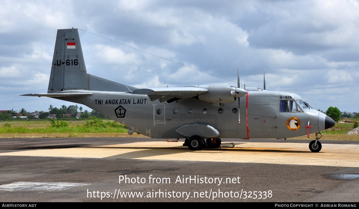 Aircraft Photo of U-616 | IPTN NC-212-200M Aviocar | Indonesia - Navy | AirHistory.net #325338