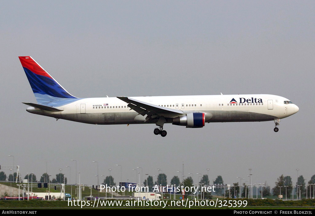 Aircraft Photo of N195DN | Boeing 767-332/ER | Delta Air Lines | AirHistory.net #325399