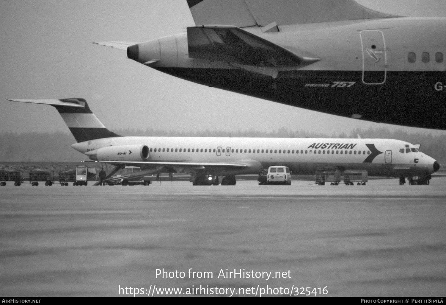 Aircraft Photo of OE-LDT | McDonnell Douglas MD-81 (DC-9-81) | Austrian Airlines | AirHistory.net #325416