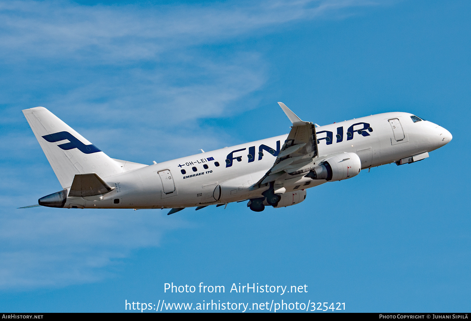 Aircraft Photo of OH-LEI | Embraer 170STD (ERJ-170-100STD) | Finnair | AirHistory.net #325421