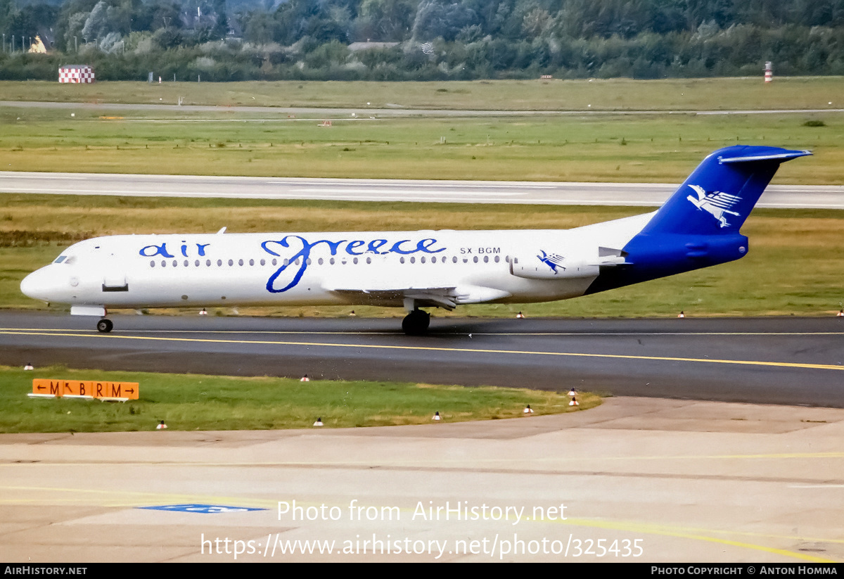 Aircraft Photo Of Sx Bgm Fokker 100 F28 0100 Air Greece Airhistory Net
