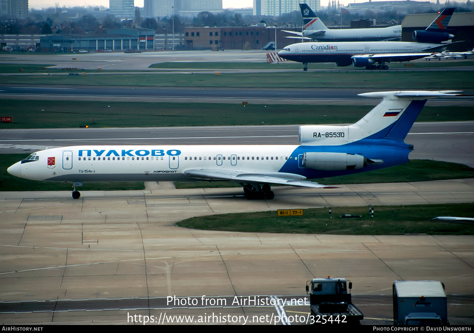 Aircraft Photo of RA-85530 | Tupolev Tu-154B-2 | Pulkovo Airlines | AirHistory.net #325442