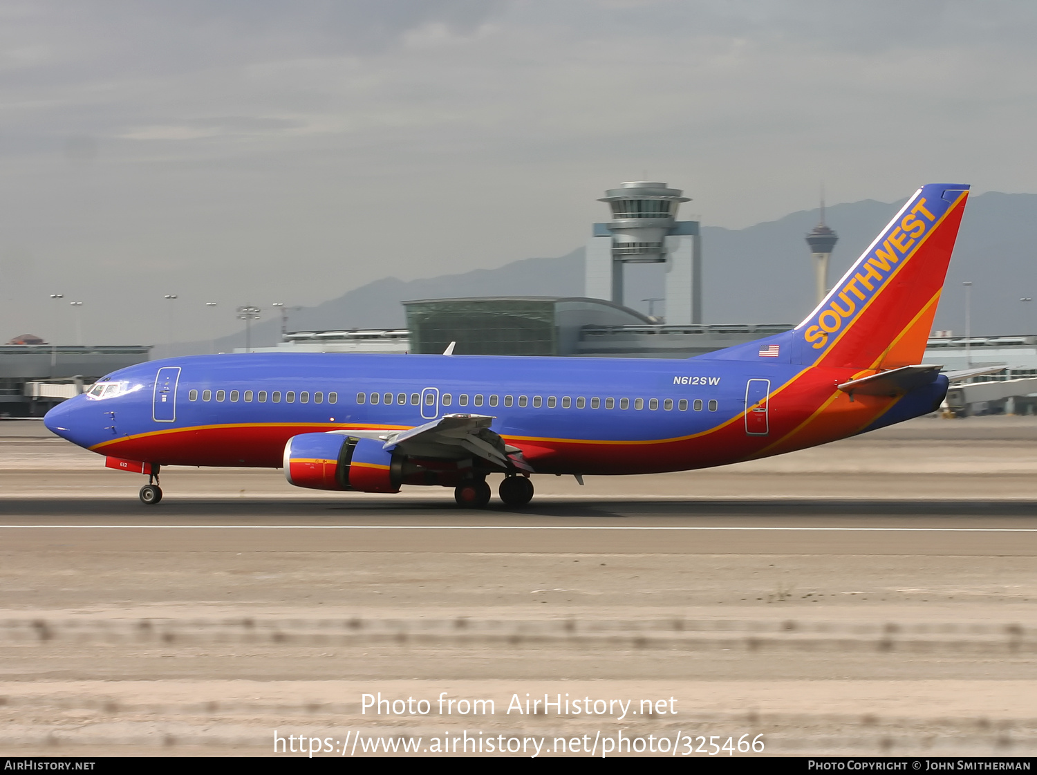 Aircraft Photo of N612SW | Boeing 737-3H4 | Southwest Airlines | AirHistory.net #325466