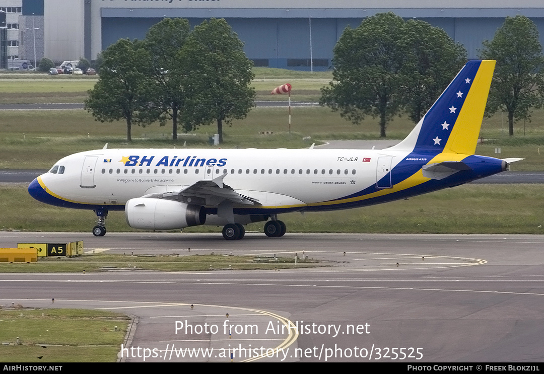 Aircraft Photo of TC-JLR | Airbus A319-132 | B & H Airlines | AirHistory.net #325525