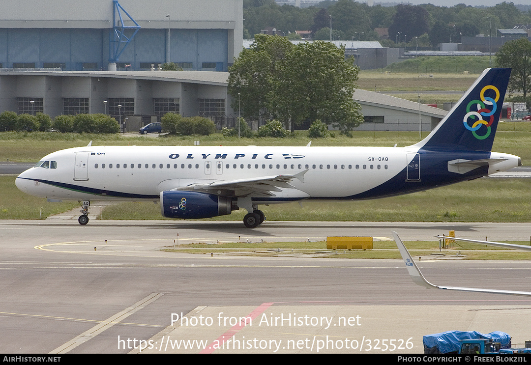 Aircraft Photo of SX-OAQ | Airbus A320-232 | Olympic | AirHistory.net #325526