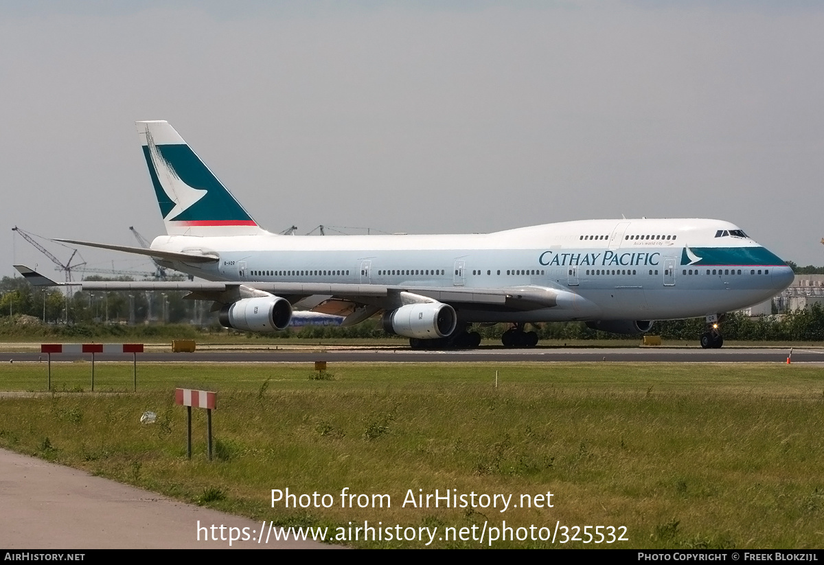 Aircraft Photo of B-HOR | Boeing 747-467 | Cathay Pacific Airways | AirHistory.net #325532