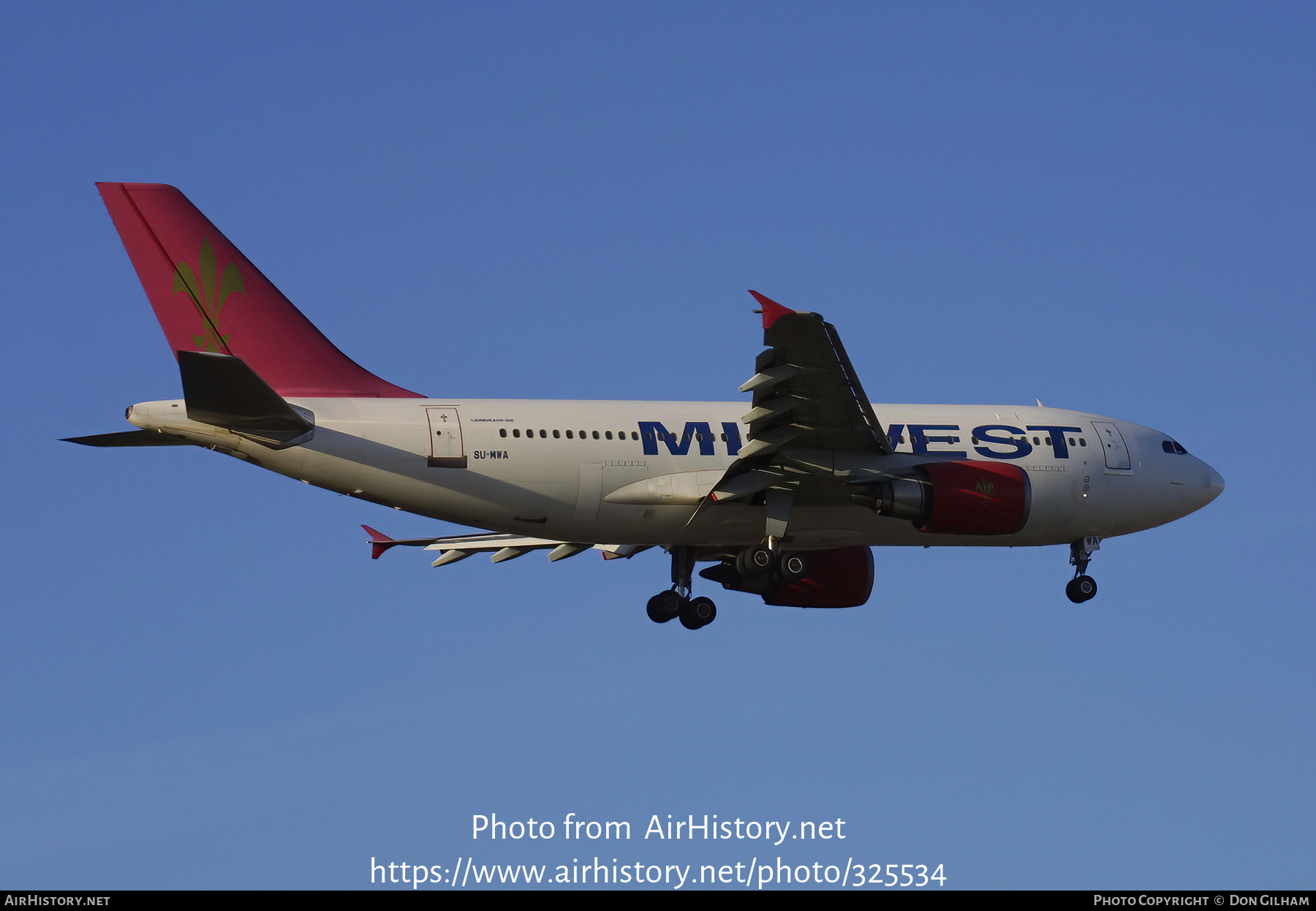 Aircraft Photo of SU-MWA | Airbus A310-304 | Midwest Airlines | AirHistory.net #325534