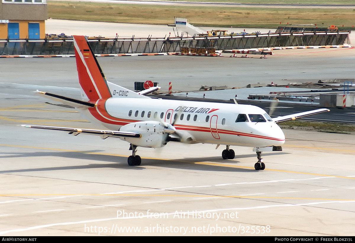 Aircraft Photo of D-CDIC | Saab 340A | Delta Air | AirHistory.net #325538